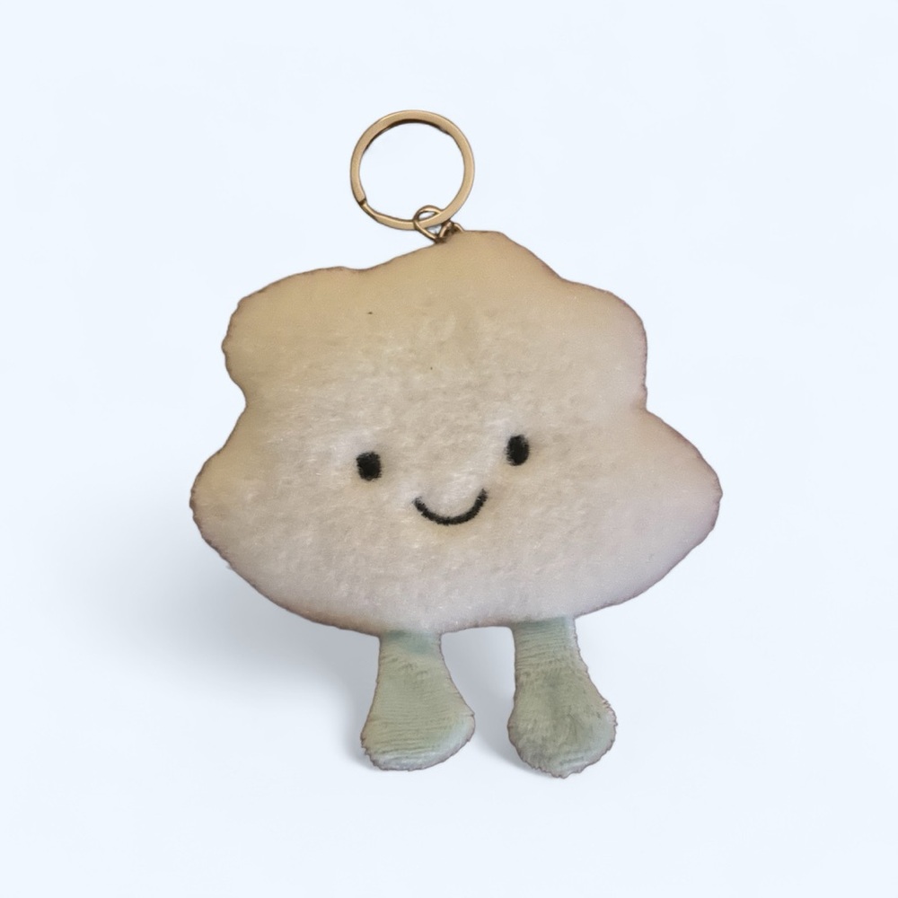 Plush Cloud Keychain/ Bag Charm. Perfect for a back to school backpack 🎒.